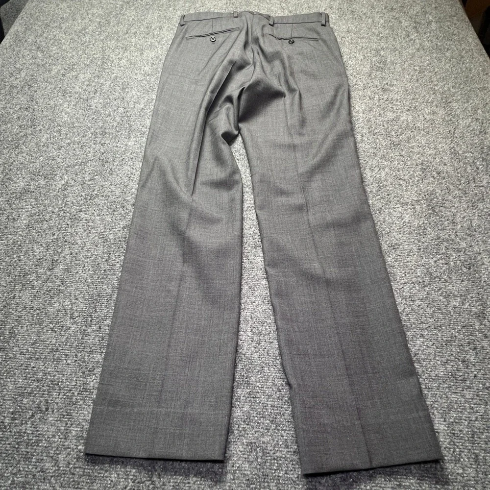 Banana Republic Slim Fit Charcoal Gray 100% Wool Dress Pants 31x32 175360-00